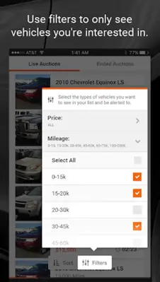 ACV Auctions—The Dependable Wholesale Auto Auction android App screenshot 2